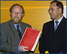 Volker Neumann (SPD) und Bundestagspräsident Wolfgang Thierse.