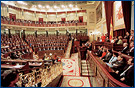 Bild: Blick ins spanische Parlament