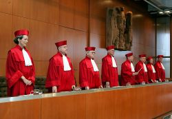 Urteilsverkündung des Bundesverfassungsgerichts