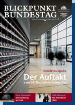 Titelbild der Sonderausgabe: Der Auftakt zum 16. Deutschen Bundestag