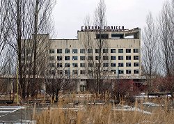 Kontaminierte Sperrzone um Tschernobyl