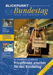 Blickpunkt Bundestag, Ausgabe 2/2001.