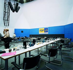 Sitzungssaal der FDP-Fraktion.