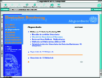 Homepage des Deutschen Bundestages