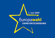 Logo Europawahl, Klick vergrößert Bild