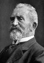 Porträtfoto des Architekten Paul Wallot (1841-1912)