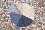 Crowd and statistics, click enlarges photo