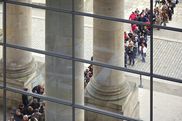 WEsteingang des Reichstagsgebäudes