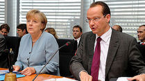 Bundeskanzlerin Angela Merkel (li.) und Vorsitzender Gunther Krichbaum, CDU/CSU (re.).