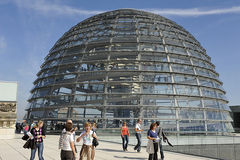 Kuppel und Terrasse des Reichstagsgebudes