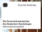 Zum Bestellservice für diese Publikation: Flyer: Die Pressedokumentation des Deutschen Bundestages