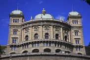 Parlamentsgebäude Bundeshaus in Bern, Schweiz