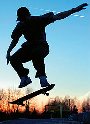 Bild: Neue Sportwünsche: Trendsport Skateboarding.