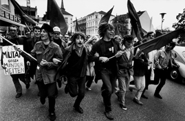 Studenten demonstrieren 1968 in Berlin