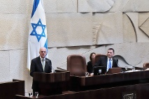 Norbert Lammert während seiner Ansprache in Knesset