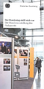 Flyer: Der Bundestag stellt sich vor - Die Wanderausstellung des Parlaments