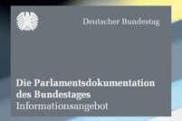 Flyer: Die Pressedokumentation des Deutschen Bundestages