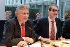 Martin Bukert (links) und Alexander Dobrindt