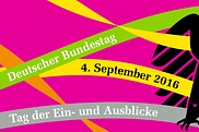 Der Deutsche Bundestag öffnet seine Pforten am Sonntag, 4. September, von 9 bis 19 Uhr.