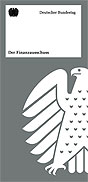 Cover: Infoflyer zum Finanzausschuss im Deutschen Bundestag