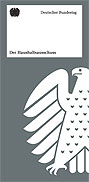 Cover Infoflyer: Der Haushaltsausschuss des Deutschen Bundestages