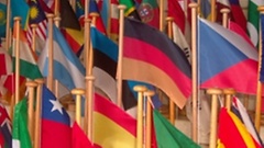 Flaggen verschiedener Nationen