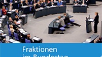 Cover: Fraktionen im Bundestag