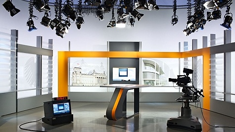 Behind the scenes - At the Parliamentary Television studio