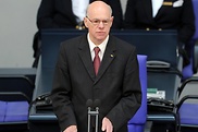 Bundestagspräsident Norbert Lammert während einer Rede im Plenum des Bundestages.