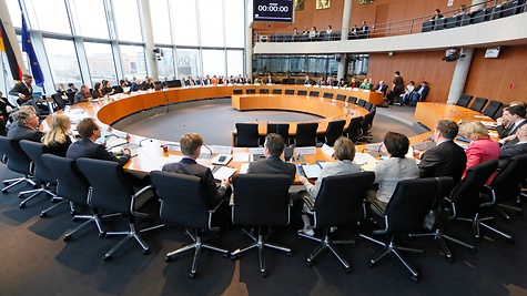 Ausschusssaal © Sitzung des Ausschusses für die Angelegenheiten der Europäischen Union