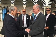رئيس مجلس نواب الشعب محمد الناصر (يساراً) يرحب برئيس البوندستاغ نوربرت لامرت