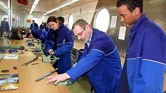 Ausbildung in einem metallverarbeitenden Betrieb