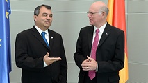 IPU-Präsident Saber H. Chowdhury, Bundestagspräsident Norbert Lammert
