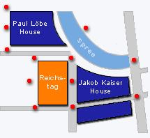 Site plan of the Parliament Quarter