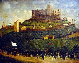 Festzug auf das Hambacher Schloss am 27. Mai 1832