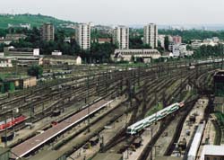 Schienengelände des Stuttgarter Hauptbahnhofs. Hier plant die Bahn Milliarden-Investitionen.