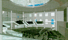 Plenary chamber in the Reichstag Building