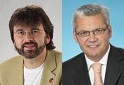 Vorsitzender René Röspel, MdB, und stellv. Vorsitzender Hubert Hüppe, MdB