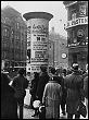 Fotografie eines Aufrufs zum Boykott jüdischer Geschäfte in einer Berliner Straße