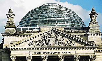 Die Kuppel über dem Reichstag