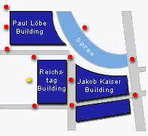 Site plan of the Parliament Quarter