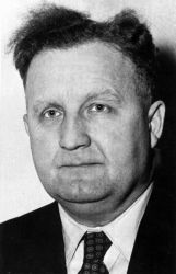 Bundestagspräsident Hermann Ehlers, aufgenommen im Jahr 1954.