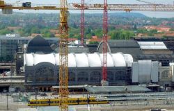 Sanierungsarbeiten am Dresdner Hauptbahnhof