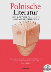 Plakat, auf dem für die polnische Literatur geworben wird.