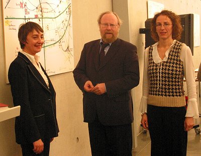 Barbara Thiel, Bundestagspräsident Wolfgang Thierse, Rosa Steinbrenner