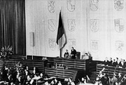 SW-Foto: Der Plenarsaal des Bundestages 1949