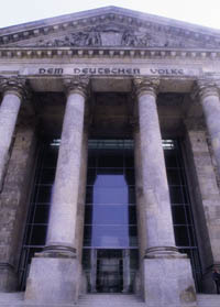 Eingangsportal Reichstag
