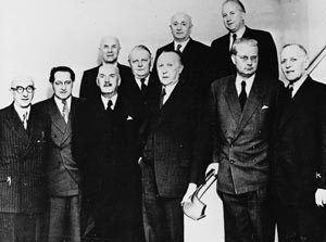 Das Kabinett Adenauer stellt sich vor - 1949