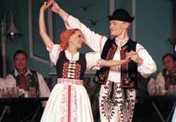 Sorben in Nationaltracht.