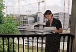 Donnerstag, 5. Juli 2001, 12.55 Uhr: vor Beginn der Sitzung der Frauengruppe, Annette Widmann-Mauz, CDU/CSU.
